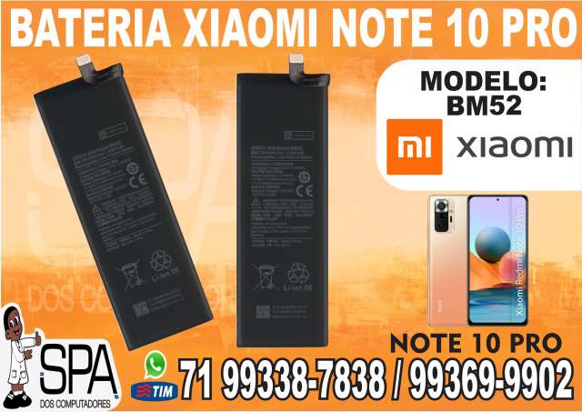 Bateria BM52 para Xiaomi Redmi Note 10 Pro em Salvador Ba