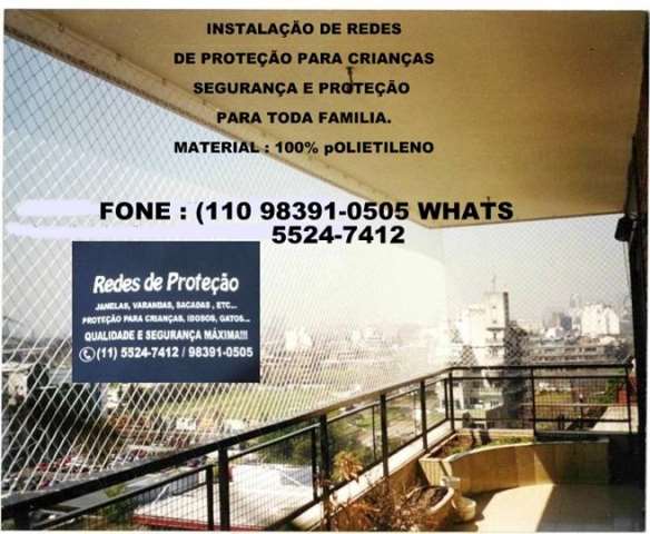 Redes de Proteção na Rua Moliere , janelas, sacadas, varandas, (11) 98391-0505, zap 