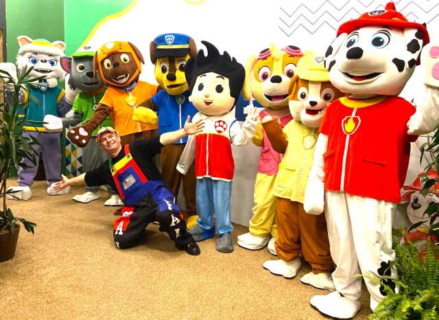 Patrulha Canina personagens vivos cover Festa animação