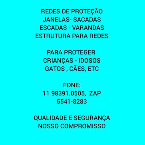 Cambuci, Redes de Proteção no Cambuci, Rua Cesario Ramalho, (11) 5541-8183