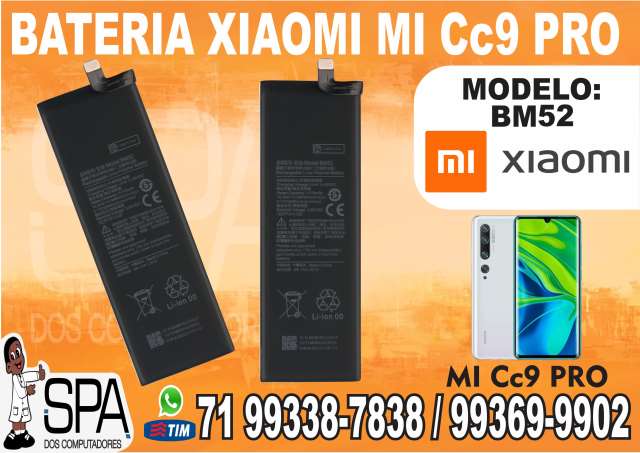 Bateria BM52 para Xiaomi Mi CC9 Pro em Salvador Ba