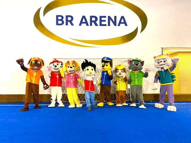 Patrulha Canina personagens vivos cover Festa animação