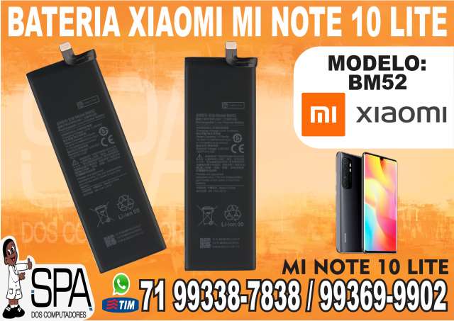 Bateria BM52 para Xiaomi Mi Note 10 Lite em Salvador Ba